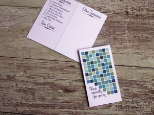 Blue Dots Care/Launder Instruction Gift Card