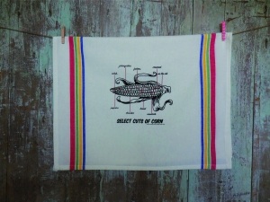 Select Cuts of Corn Tea Towel