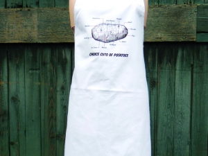 The humble potato - Choice Cuts of Potato Butcher Chart Apron